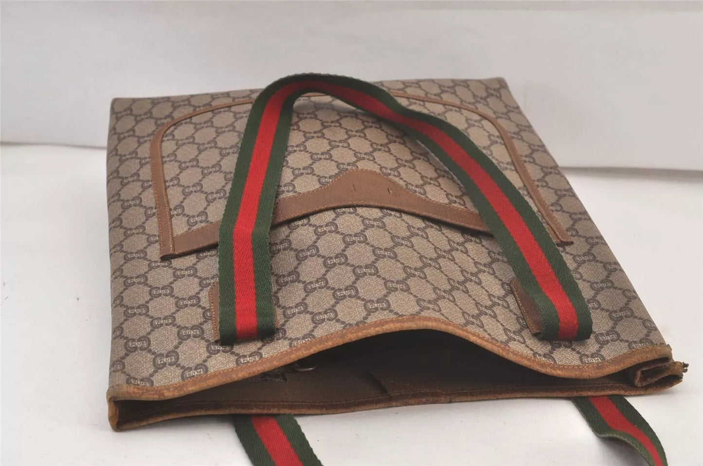 Original/Auth Gucci - Tote Bag Schultertasche - Klassisch - GG Plus Canvas mit Etui