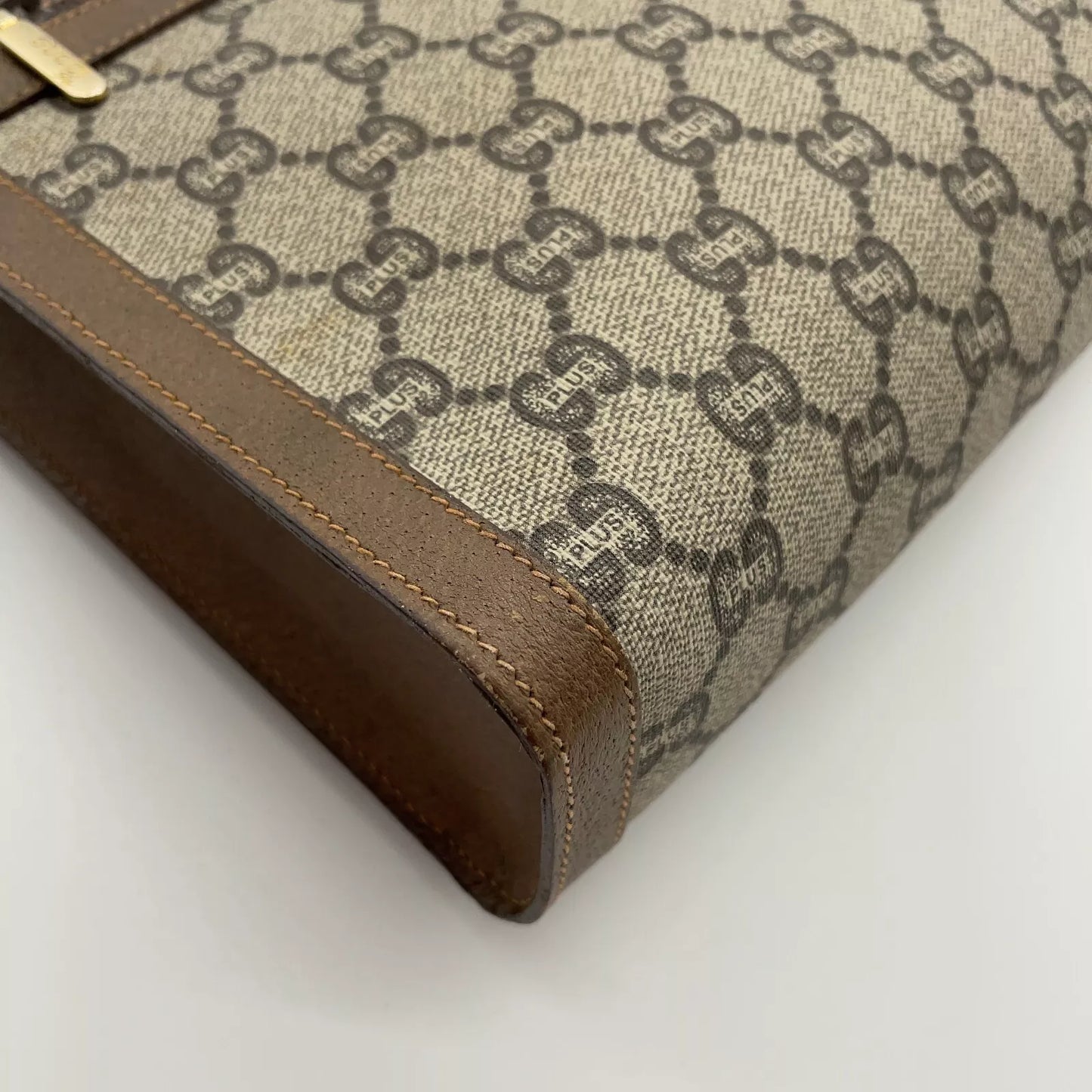 Original/Auth Gucci - Vintage Clutch Bag - Klassisch - GG Plus