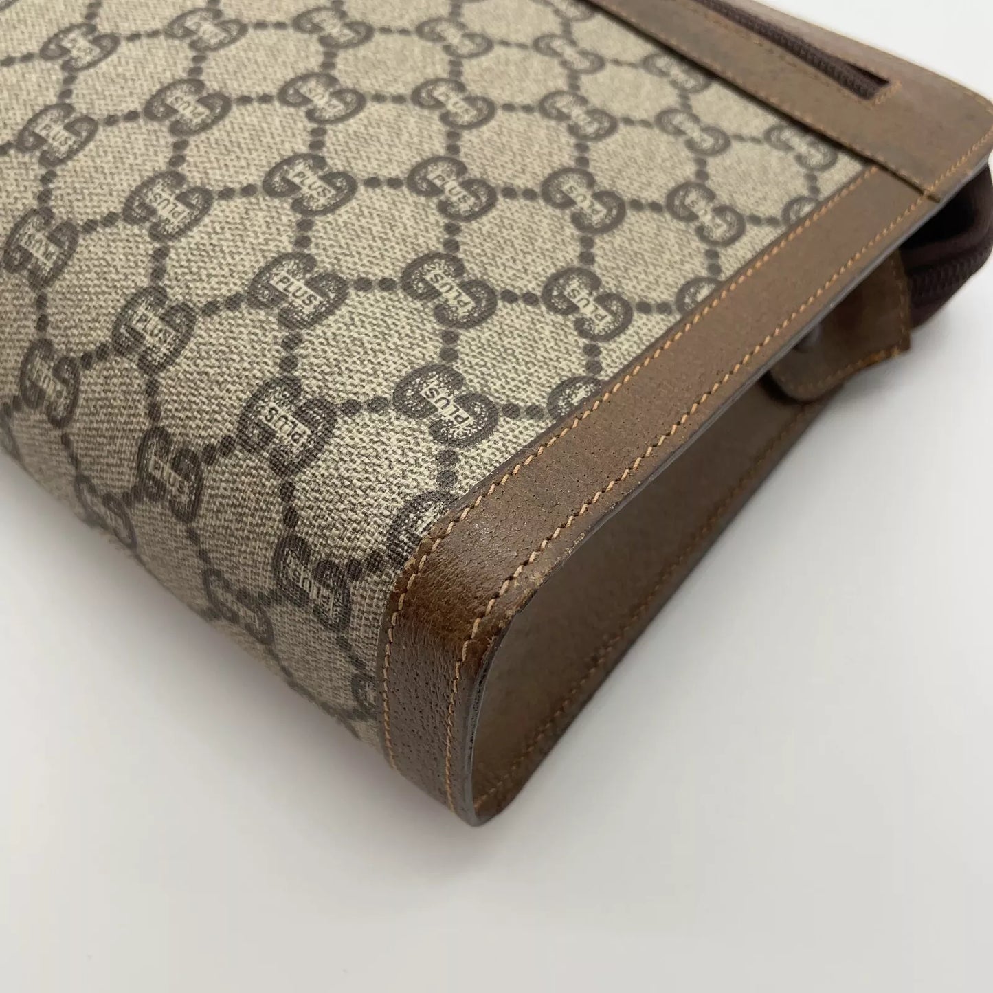 Original/Auth Gucci - Vintage Clutch Bag - Klassisch - GG Plus