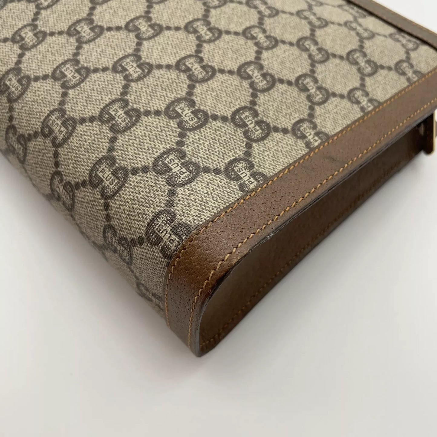 Original/Auth Gucci - Vintage Clutch Bag - Klassisch - GG Plus
