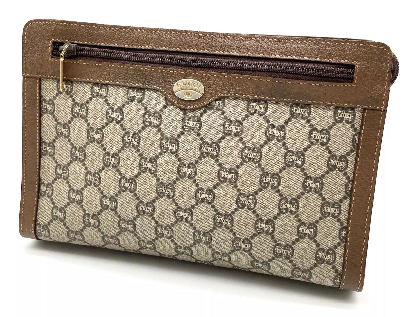 Original/Auth Gucci - Vintage Clutch Bag - Klassisch - GG Plus