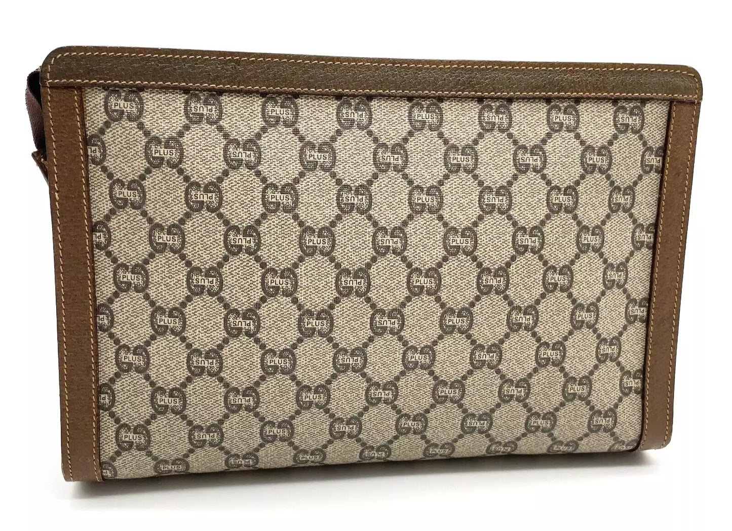 Original/Auth Gucci - Vintage Clutch Bag - Klassisch - GG Plus