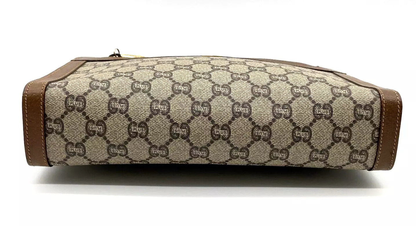 Original/Auth Gucci - Vintage Clutch Bag - Klassisch - GG Plus