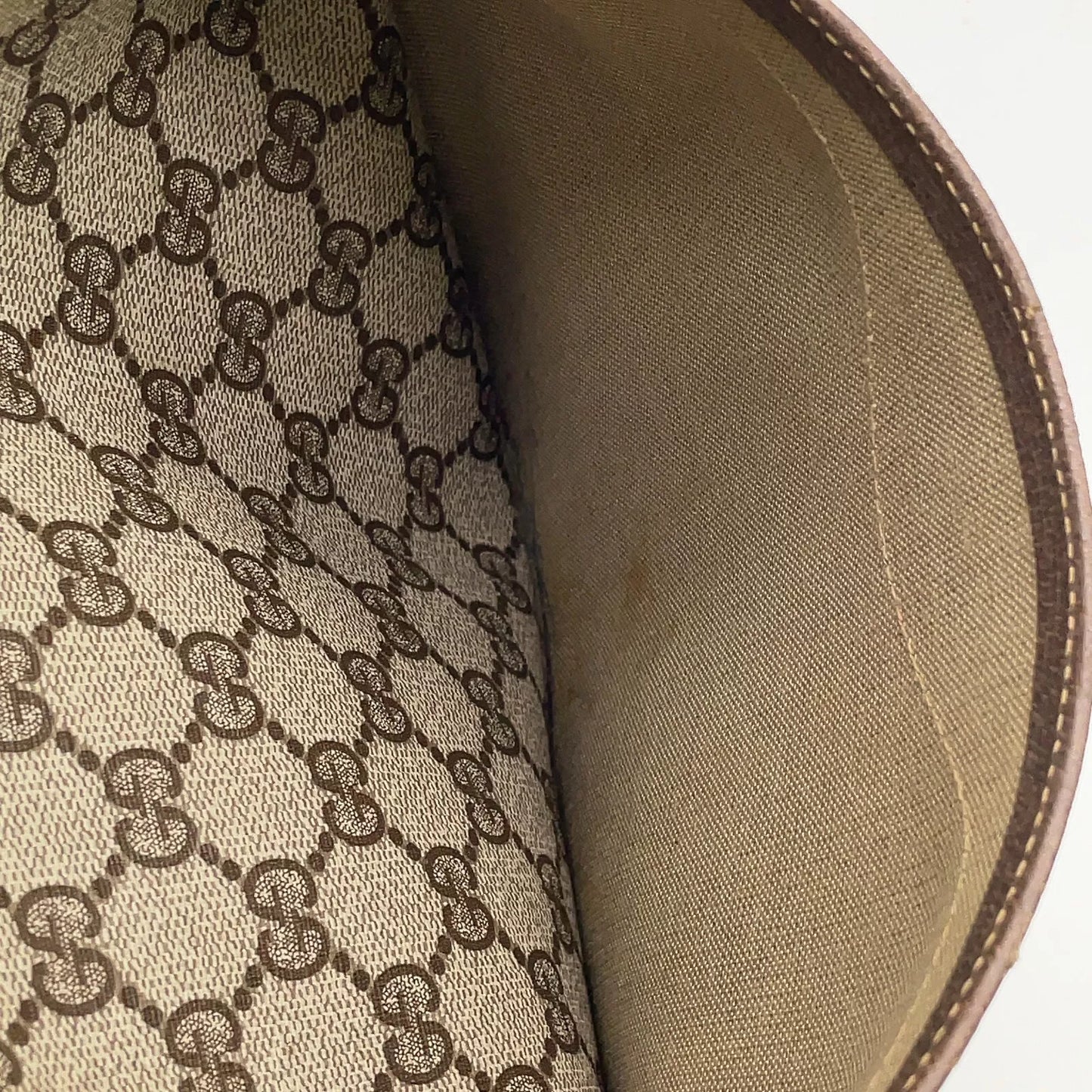 Original/Auth Gucci - Tote Bag Schultertasche - Klassisch - GG Canvas mit Leder