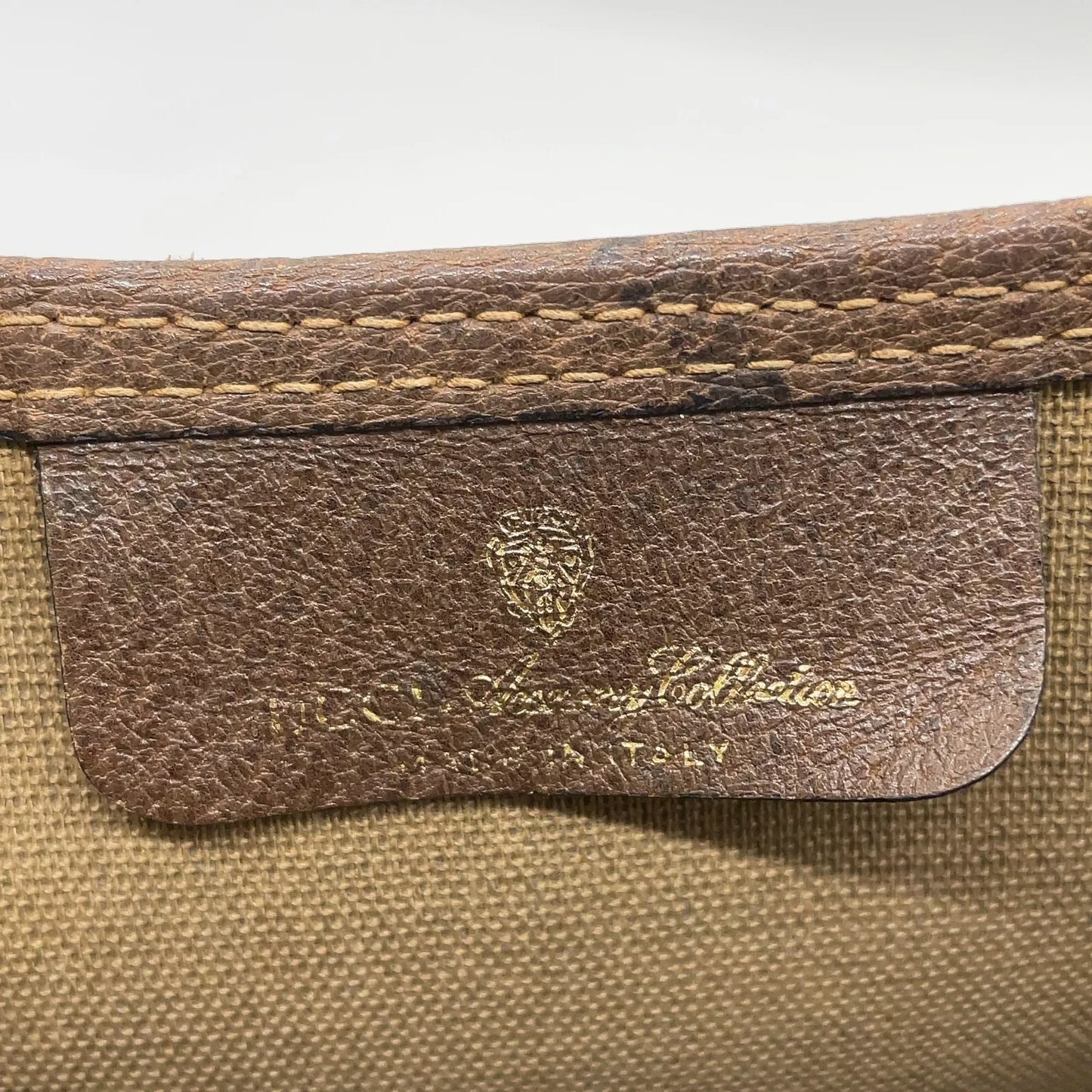 Original/Auth Gucci - Tote Bag Schultertasche - Klassisch - GG Canvas mit Leder
