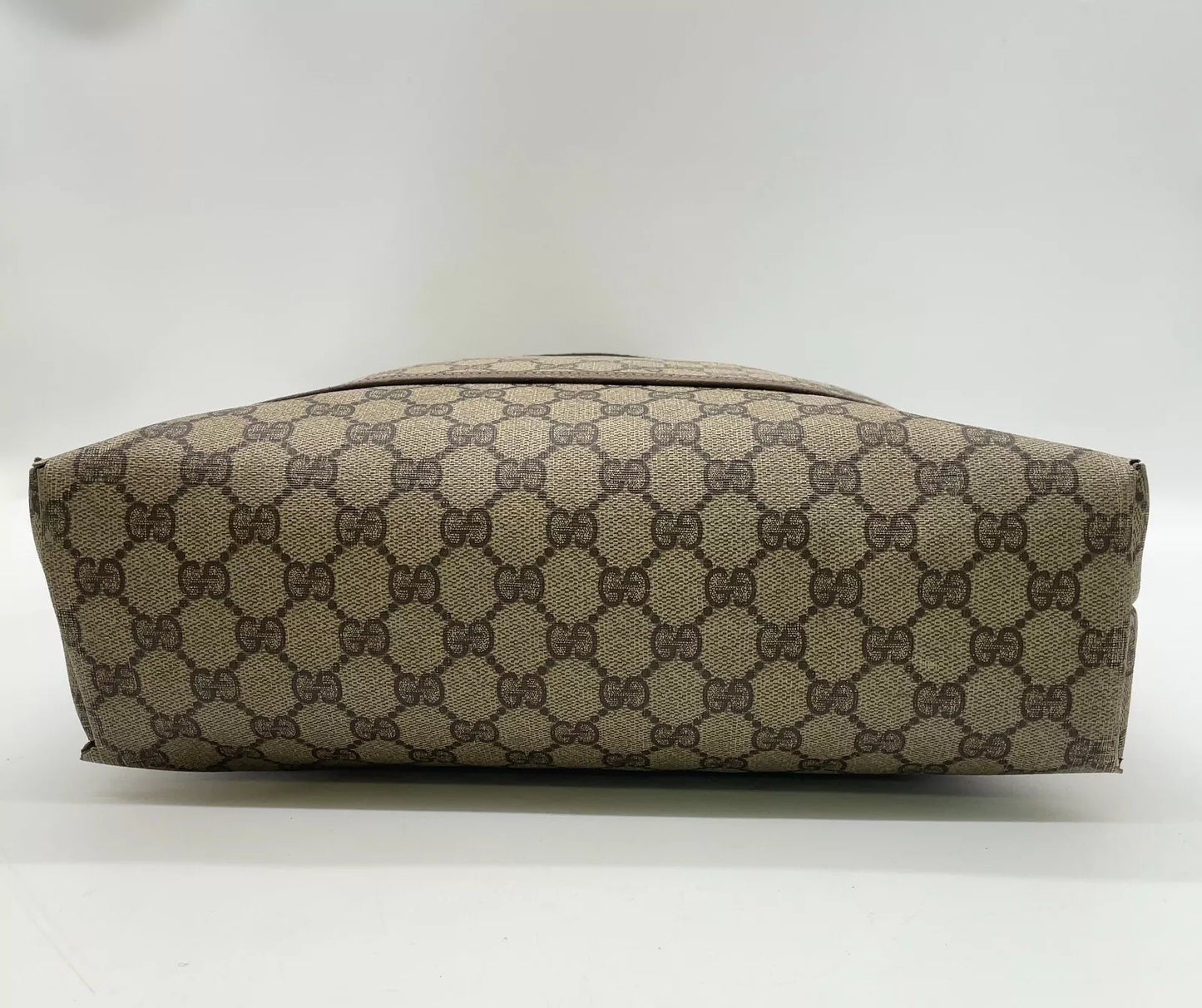 Original/Auth Gucci - Tote Bag Schultertasche - Klassisch - GG Canvas mit Leder