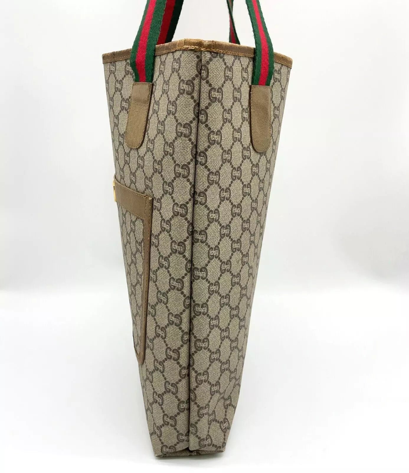 Original/Auth Gucci - Tote Bag Schultertasche - Klassisch - GG Plus Canvas mit Etui