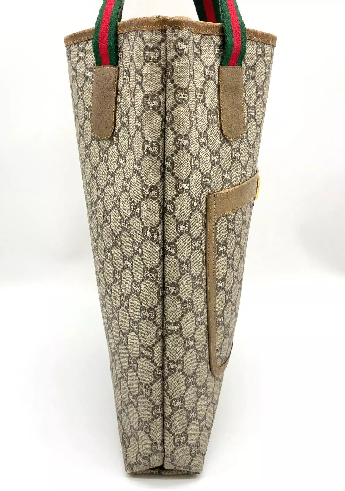 Original/Auth Gucci - Tote Bag Schultertasche - Klassisch - GG Plus Canvas mit Etui