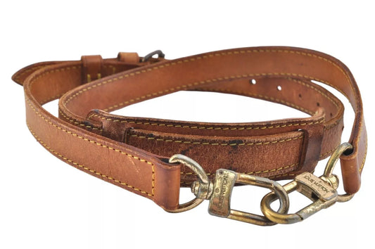 Original/Auth Louis Vuitton - Keepall Schulterriemen - Klassisch - Leder