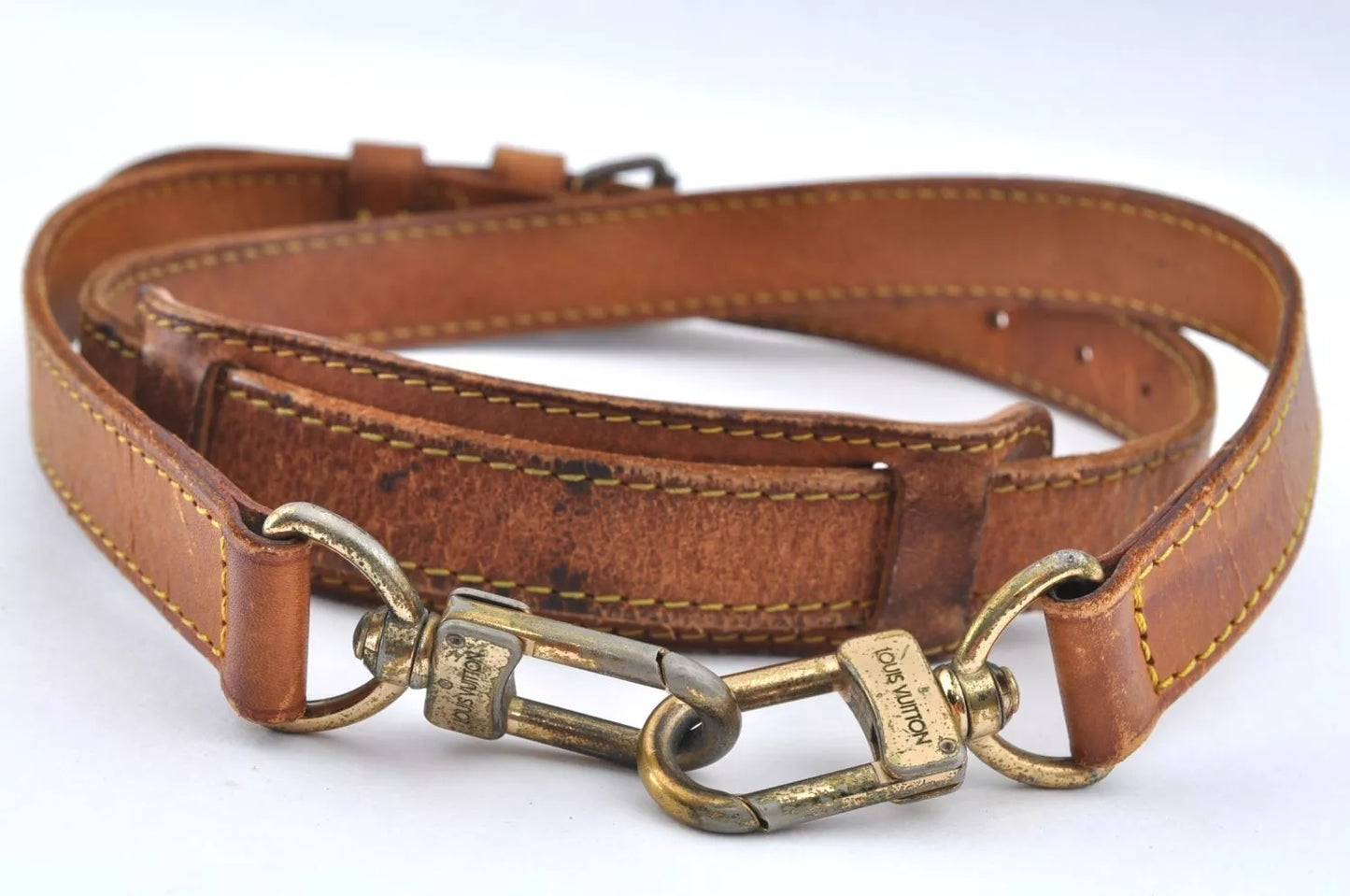 Original/Auth Louis Vuitton - Keepall Schulterriemen - Klassisch - Leder