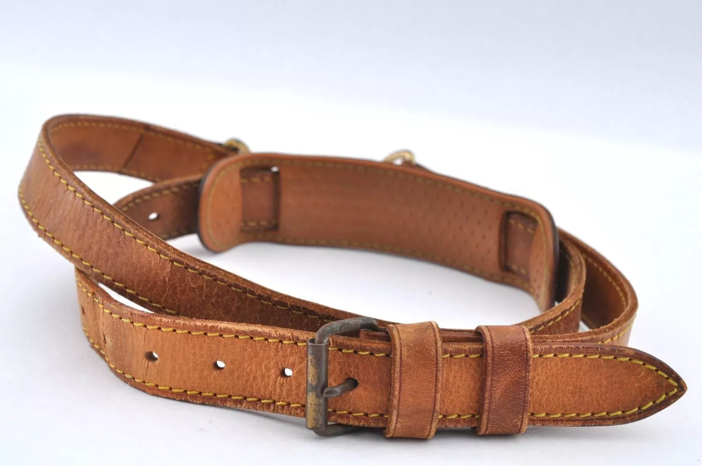 Original/Auth Louis Vuitton - Keepall Schulterriemen - Klassisch - Leder