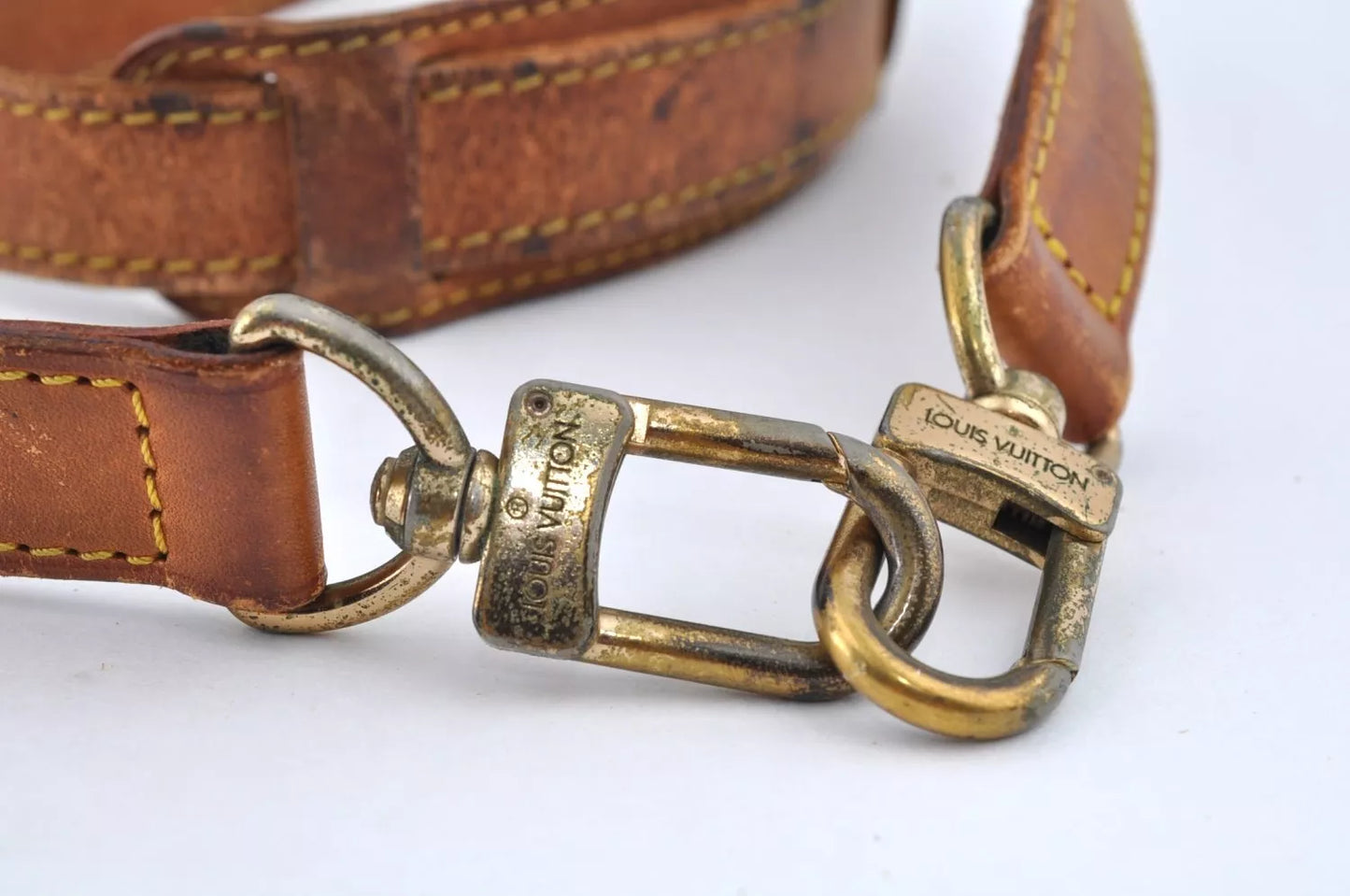 Original/Auth Louis Vuitton - Keepall Schulterriemen - Klassisch - Leder