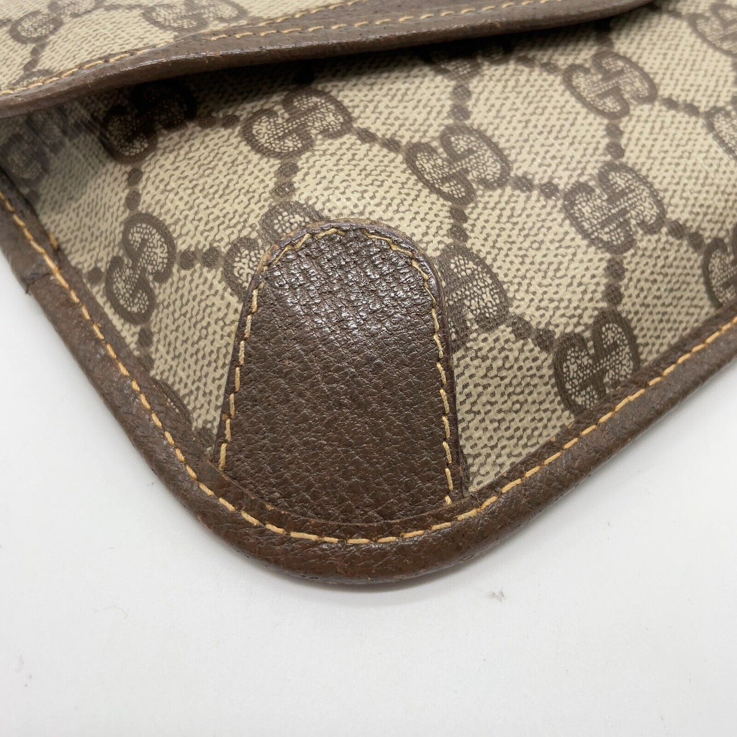 Original/Auth Gucci - Vintage Clutch Bag - Klassisch - GG Sherry Line