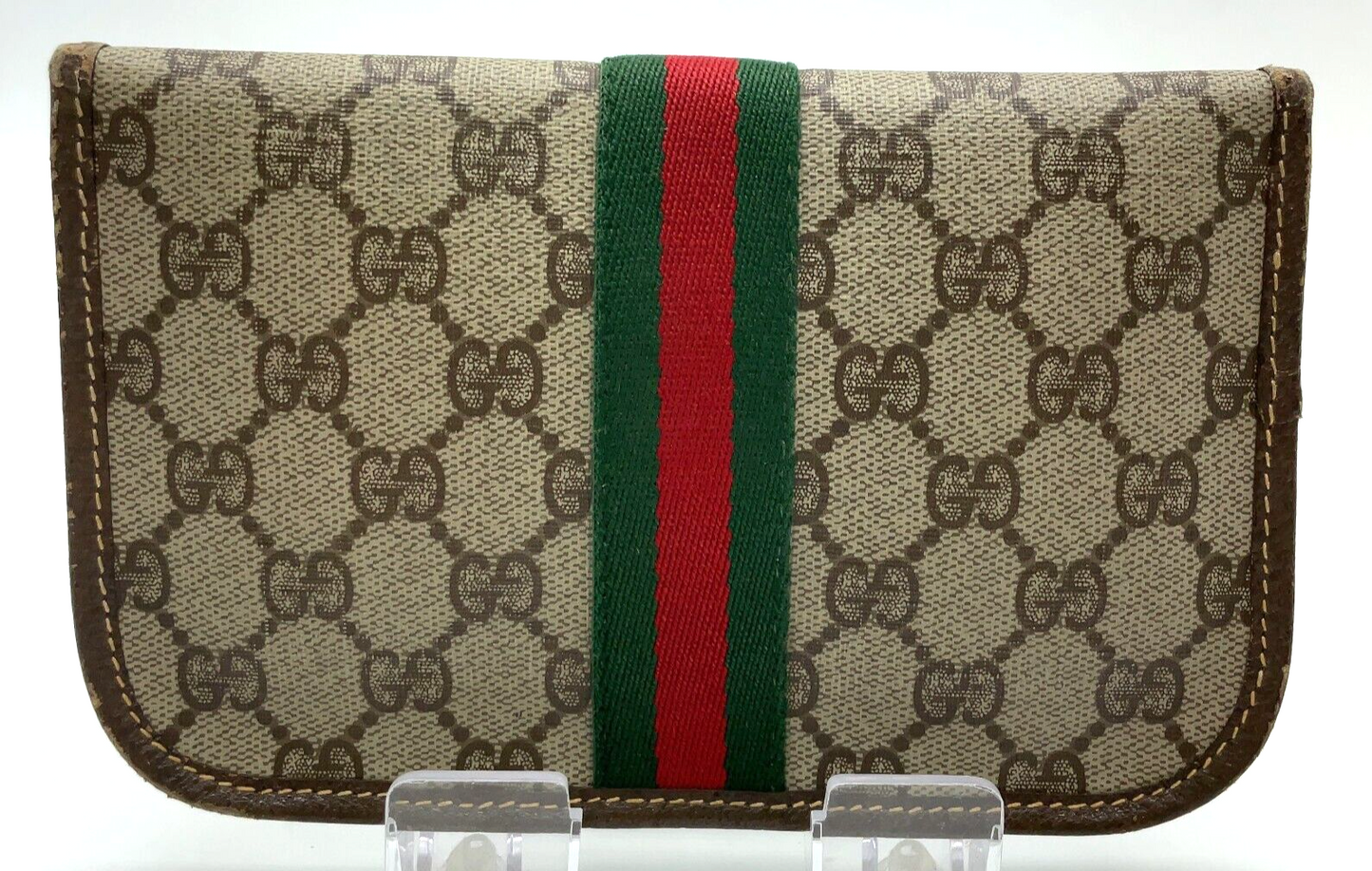 Original/Auth Gucci - Vintage Clutch Bag - Klassisch - GG Sherry Line