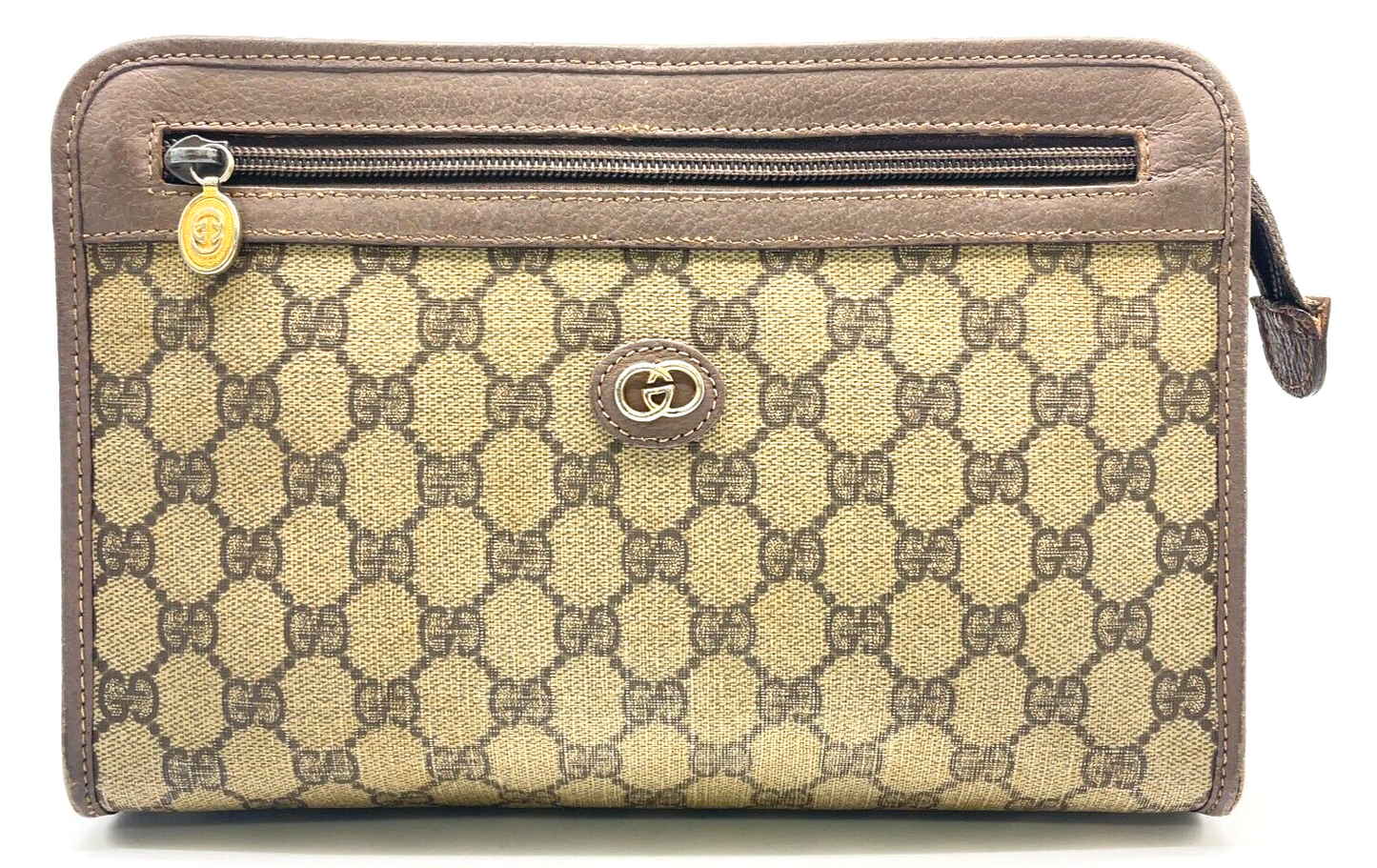 Original/Auth Gucci - Vintage Clutch Bag - Klassisch - GG