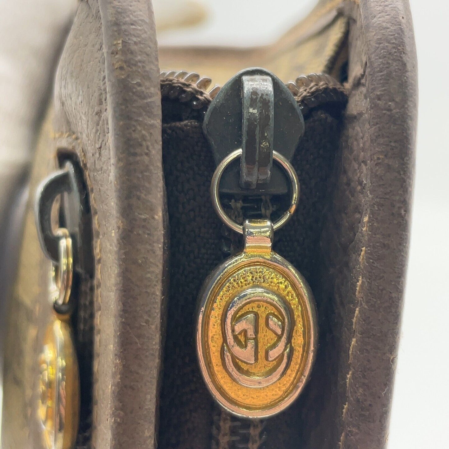 Original/Auth Gucci - Vintage Clutch Bag - Klassisch - GG