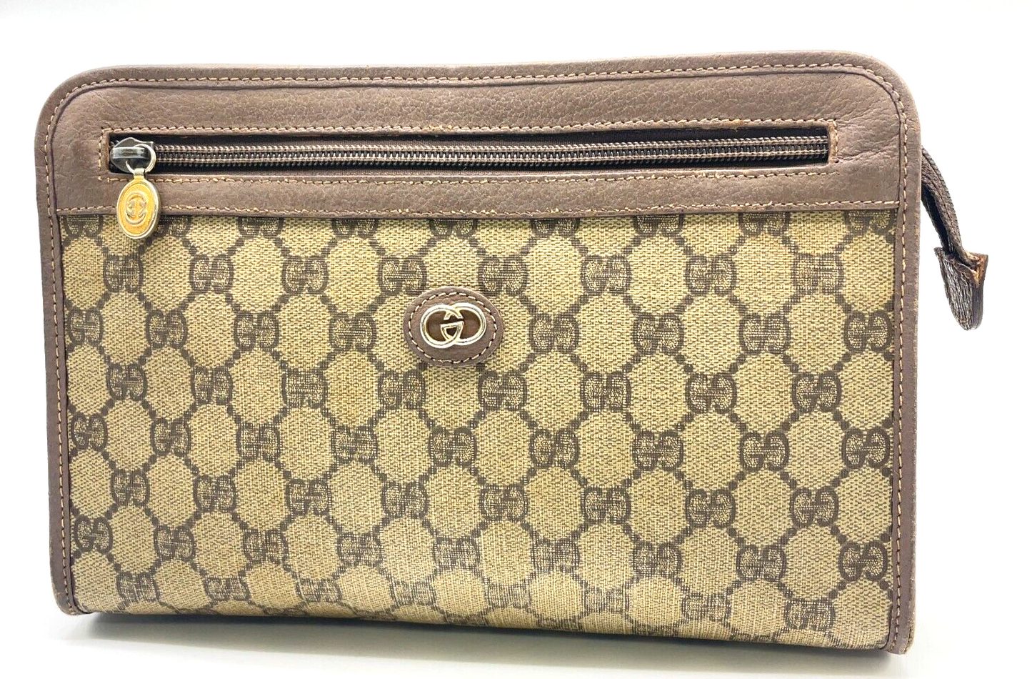 Original/Auth Gucci - Vintage Clutch Bag - Klassisch - GG