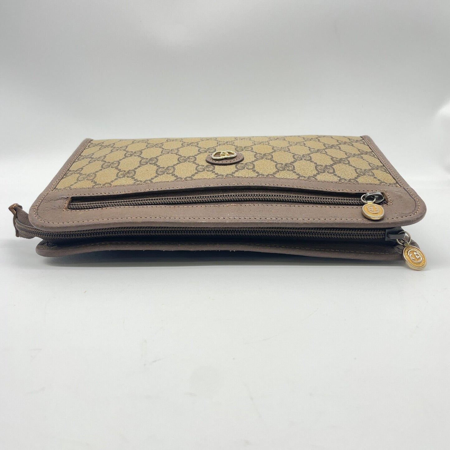 Original/Auth Gucci - Vintage Clutch Bag - Klassisch - GG