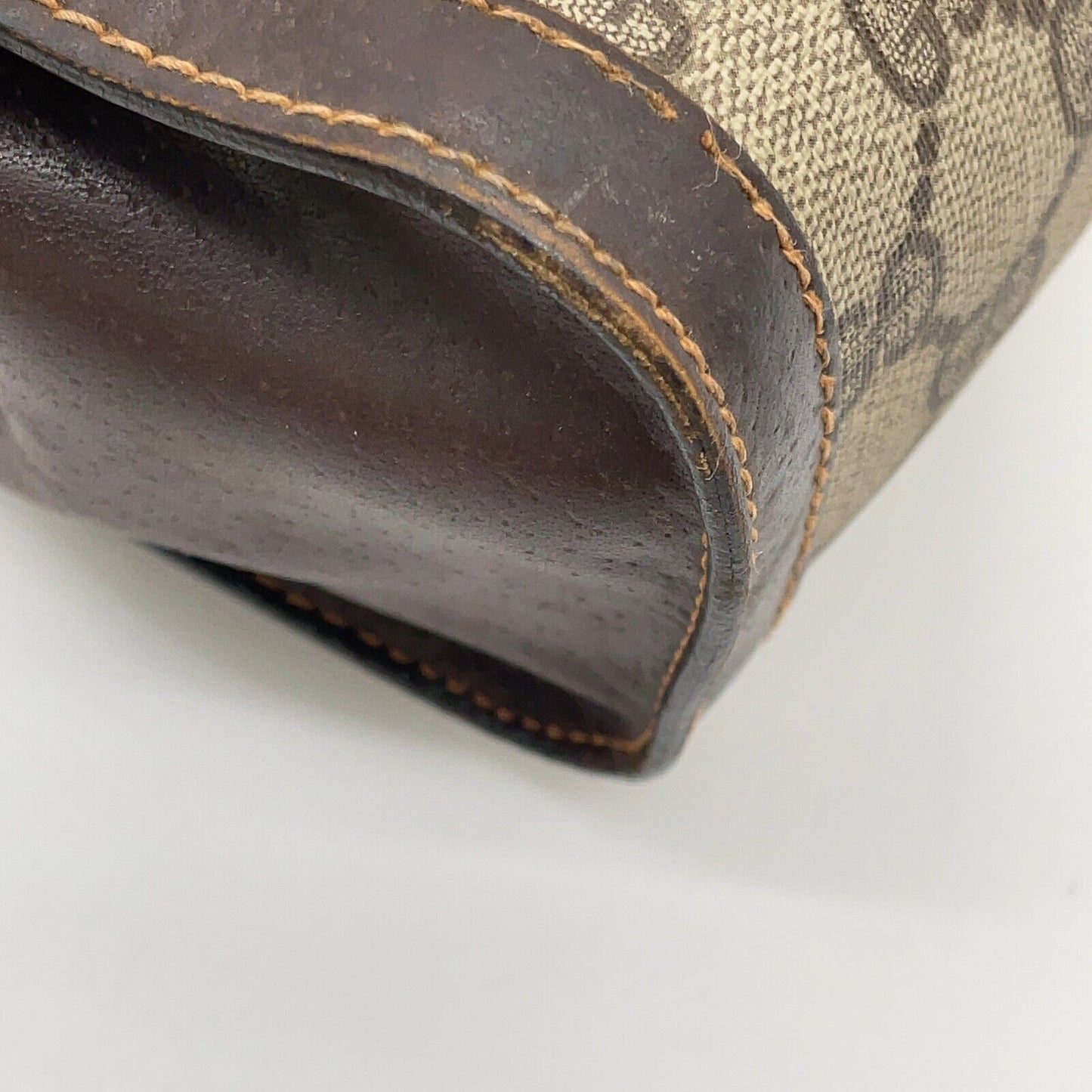 Original/Auth Gucci - Vintage Clutch Bag - Klassisch - GG Sherry Line