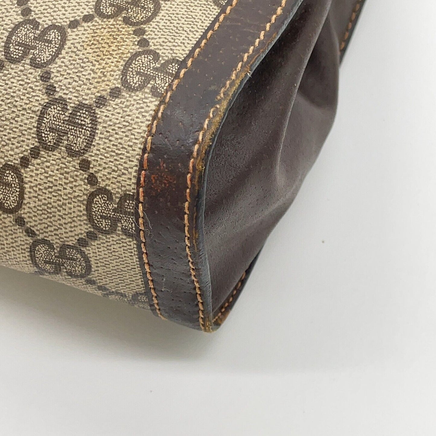 Original/Auth Gucci - Vintage Clutch Bag - Klassisch - GG Sherry Line