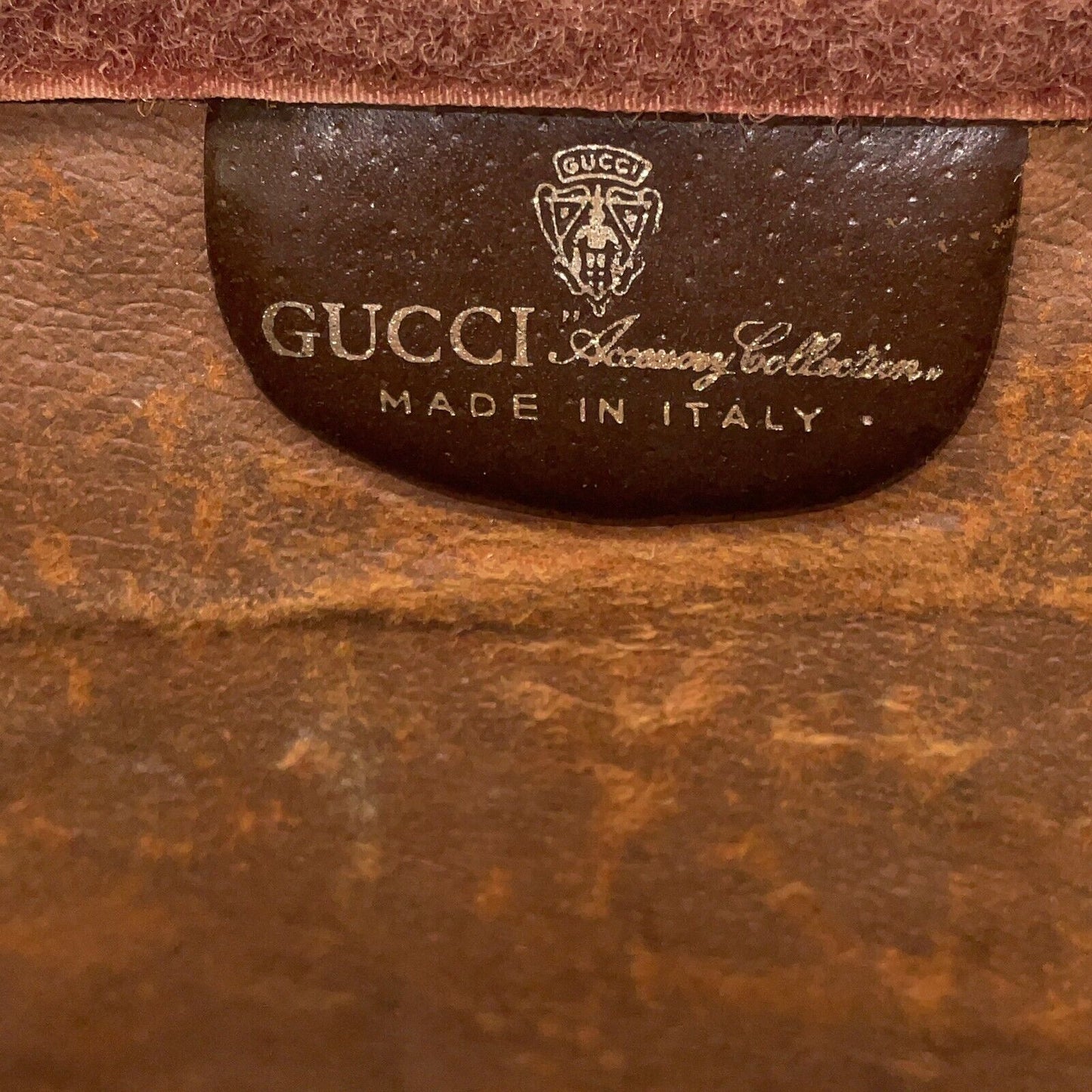 Original/Auth Gucci - Vintage Clutch Bag - Klassisch - GG Sherry Line
