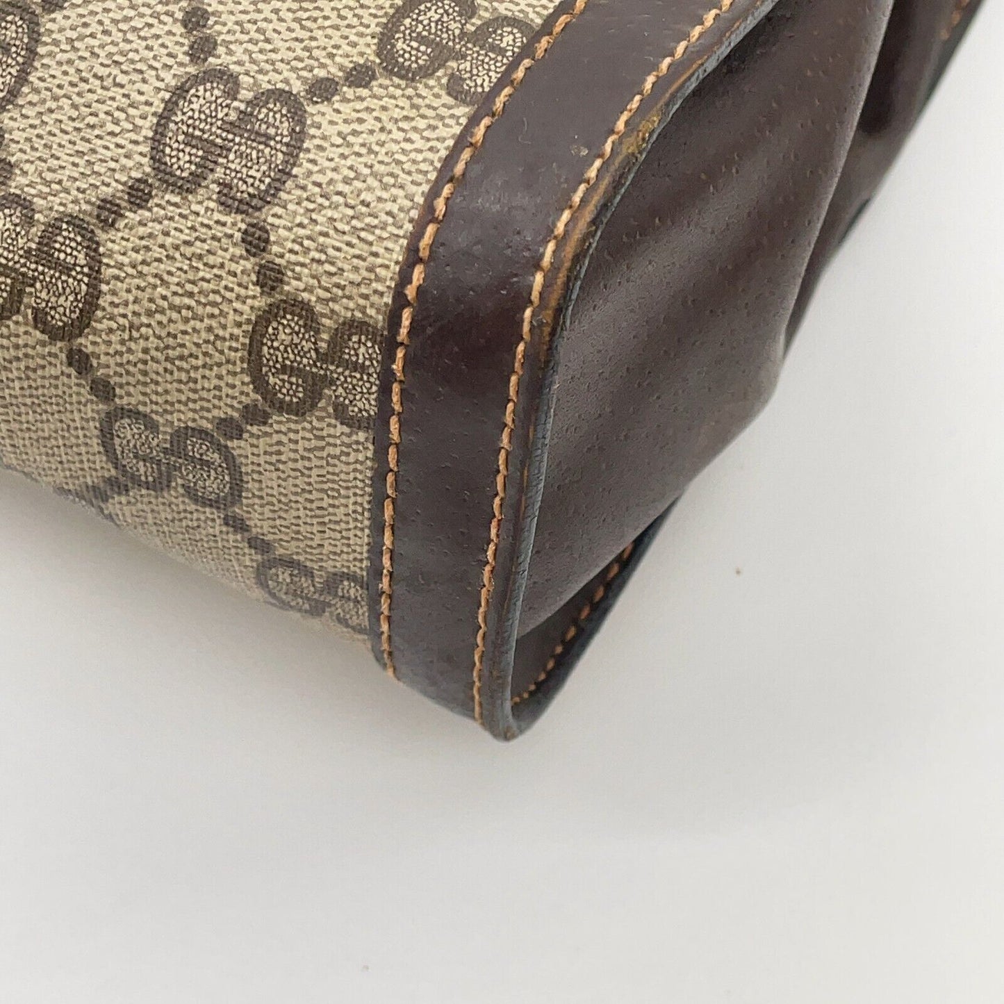 Original/Auth Gucci - Vintage Clutch Bag - Klassisch - GG Sherry Line