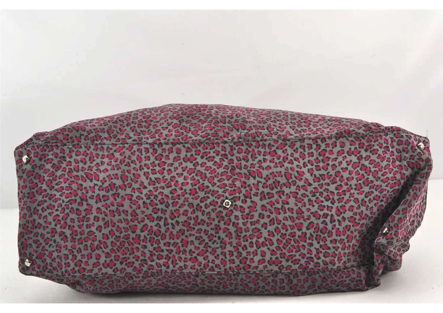 Original/Auth Bottega Veneta - Handtasche Bag - Leopard Nylon - Spiegel