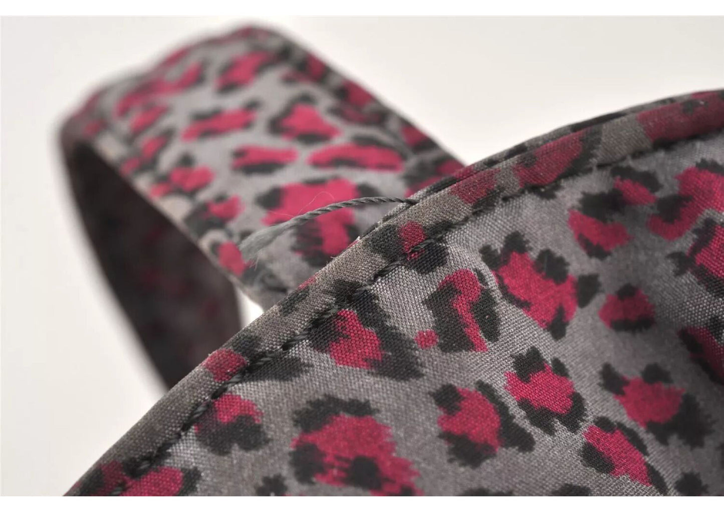 Original/Auth Bottega Veneta - Handtasche Bag - Leopard Nylon - Spiegel