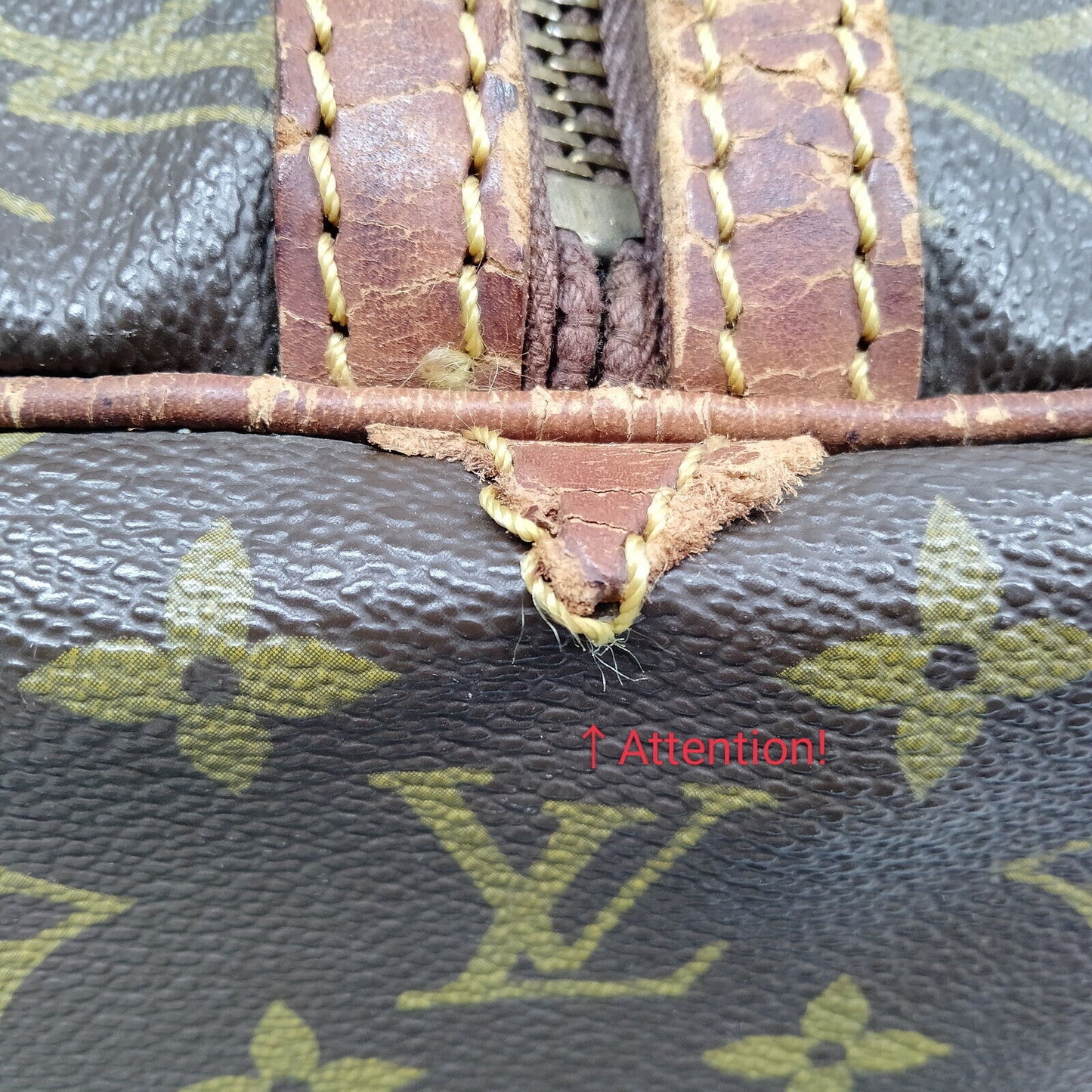 Original/Auth Louis Vuitton - Sac Souple 35 Handtasche - Klassisch - Monogramm