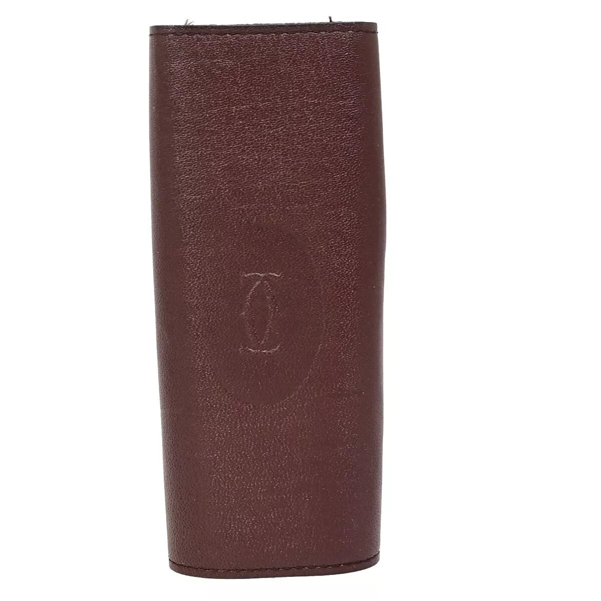 Original/Auth Cartier - Marcello Schlüssel Key Holder 4 - Leder - Burgund