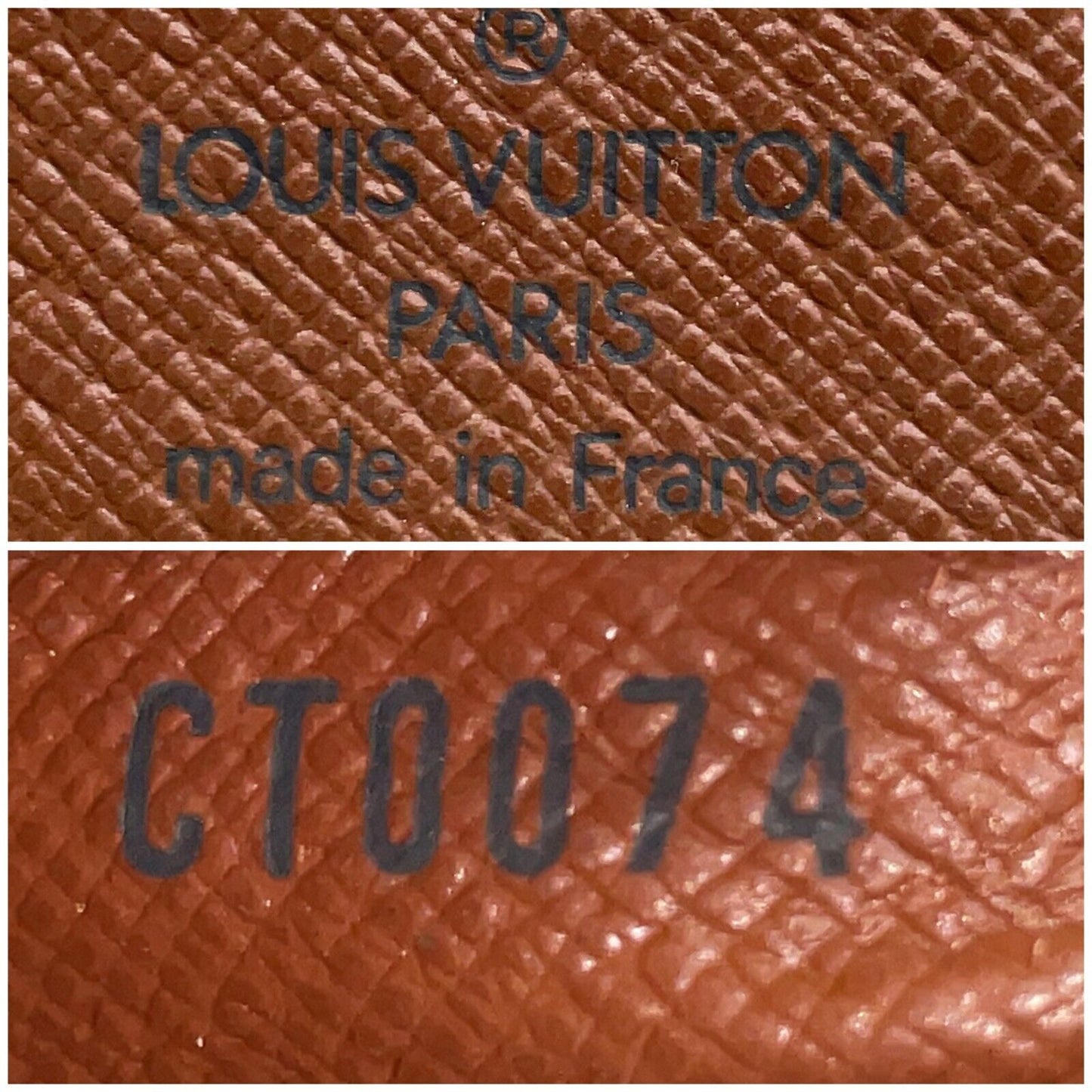 Original/Auth Louis Vuitton - Porte Cult Credi Bi-Fold Geldbörse - Klassisch - Monogramm