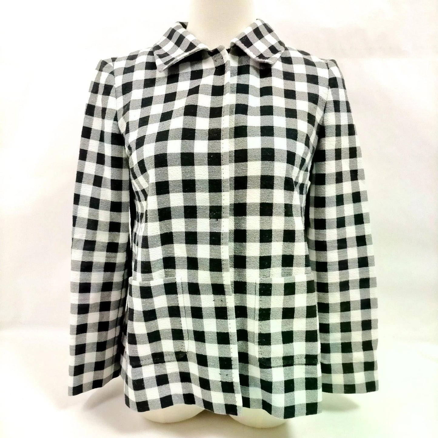 Original/Auth Dolce & Gabbana - Jacke mit Muster - Weiß/Schwarz - 38