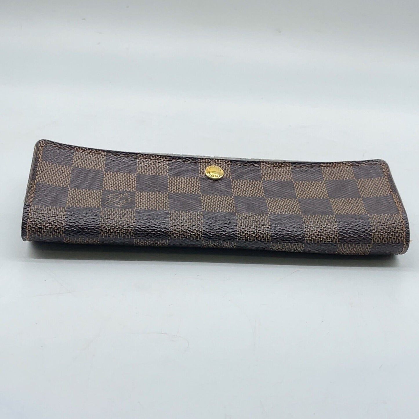 Original/Auth Louis Vuitton - Pochette Porte Wallet - Klassisch - Damier Ebene