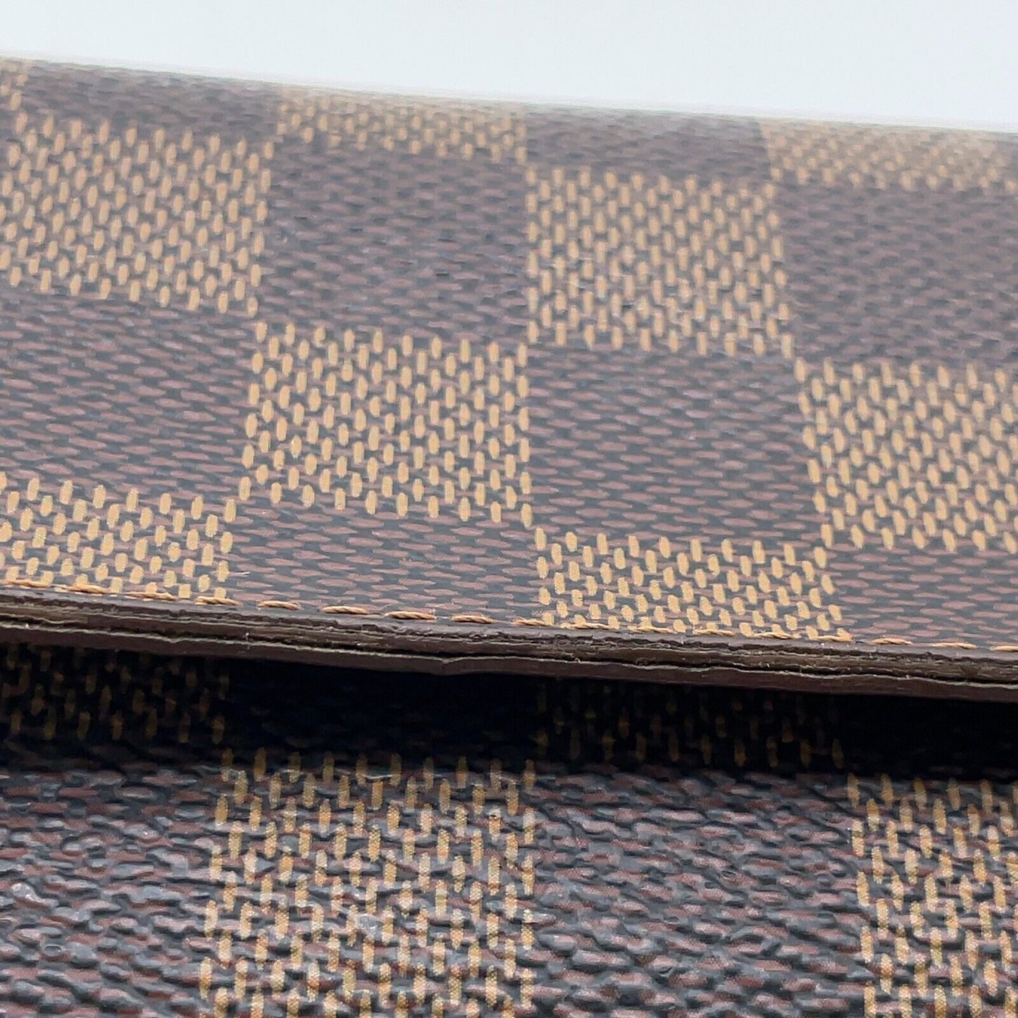 Original/Auth Louis Vuitton - Pochette Porte Wallet - Klassisch - Damier Ebene