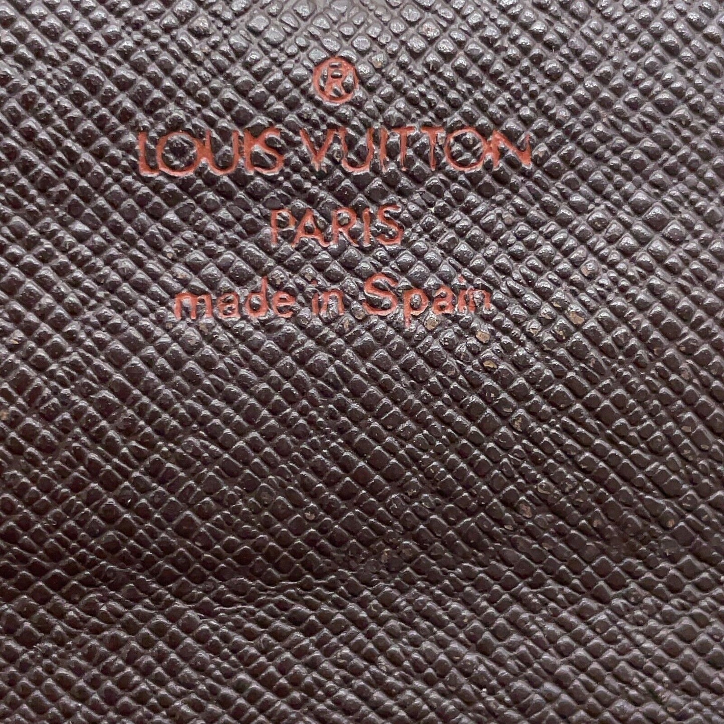 Original/Auth Louis Vuitton - Pochette Porte Wallet - Klassisch - Damier Ebene