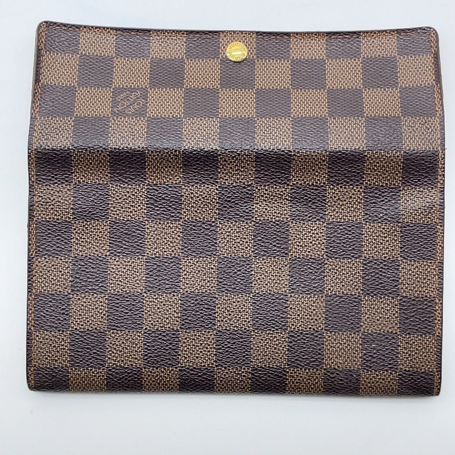 Original/Auth Louis Vuitton - Pochette Porte Wallet - Klassisch - Damier Ebene