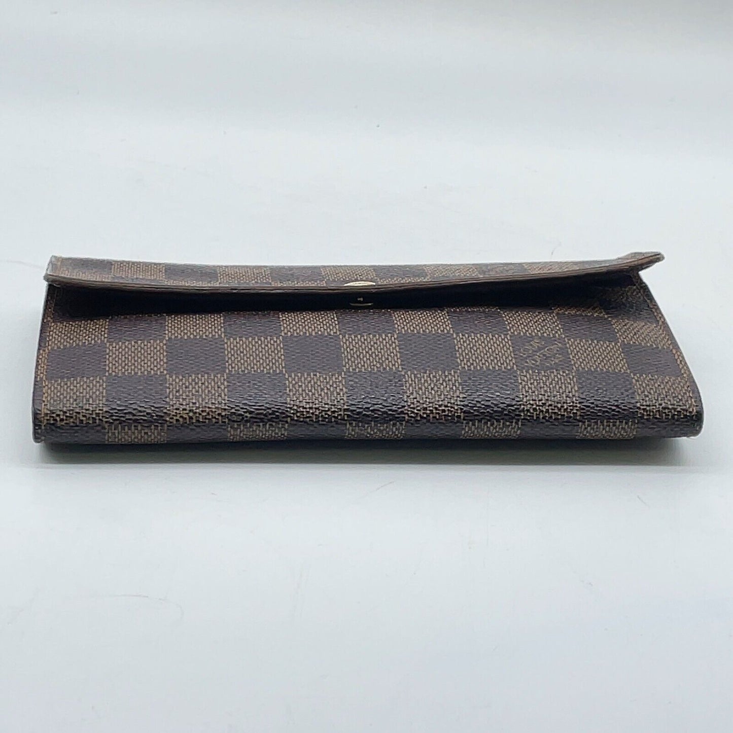 Original/Auth Louis Vuitton - Pochette Porte Wallet - Klassisch - Damier Ebene