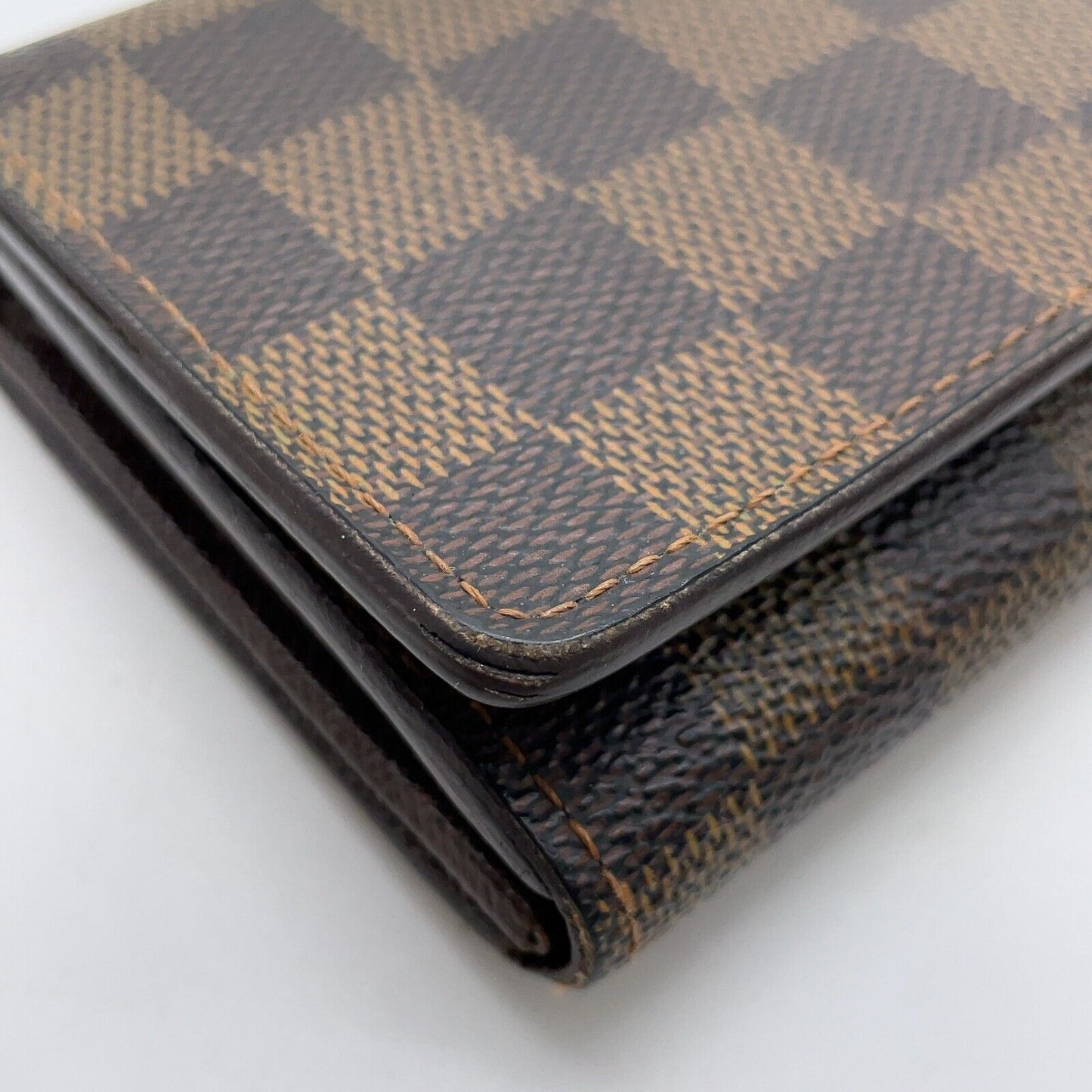 Original/Auth Louis Vuitton - Tresor Wallet - Klassisch - Damier Ebene