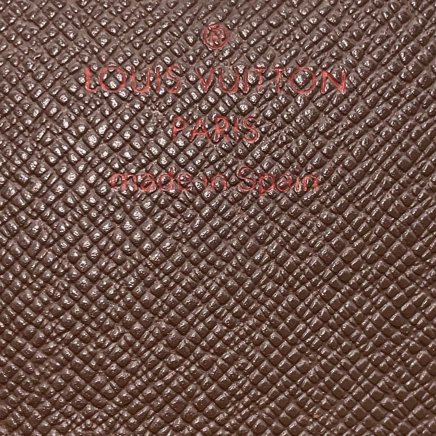 Original/Auth Louis Vuitton - Tresor Wallet - Klassisch - Damier Ebene