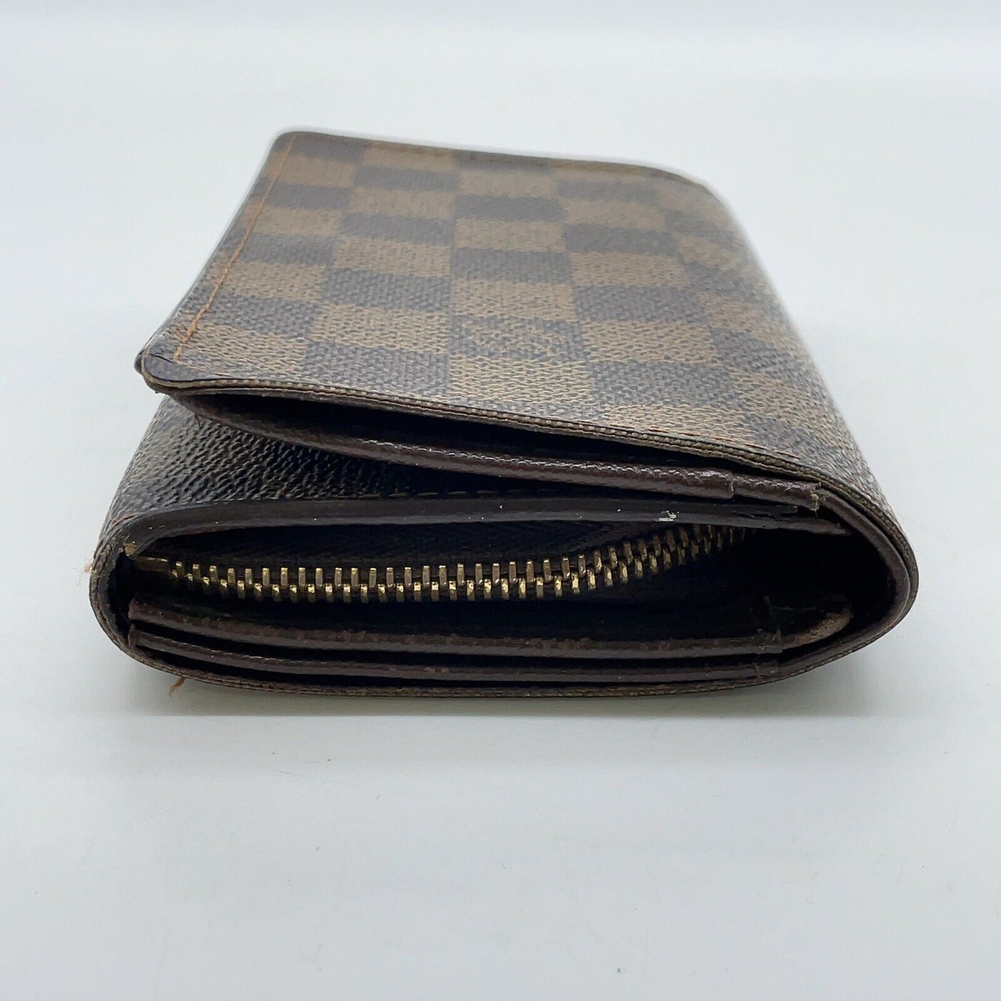 Original/Auth Louis Vuitton - Tresor Wallet - Klassisch - Damier Ebene