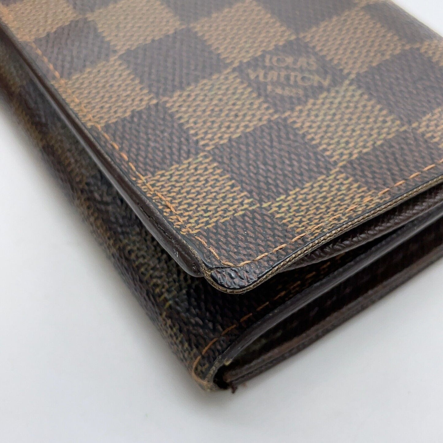 Original/Auth Louis Vuitton - Tresor Wallet - Klassisch - Damier Ebene