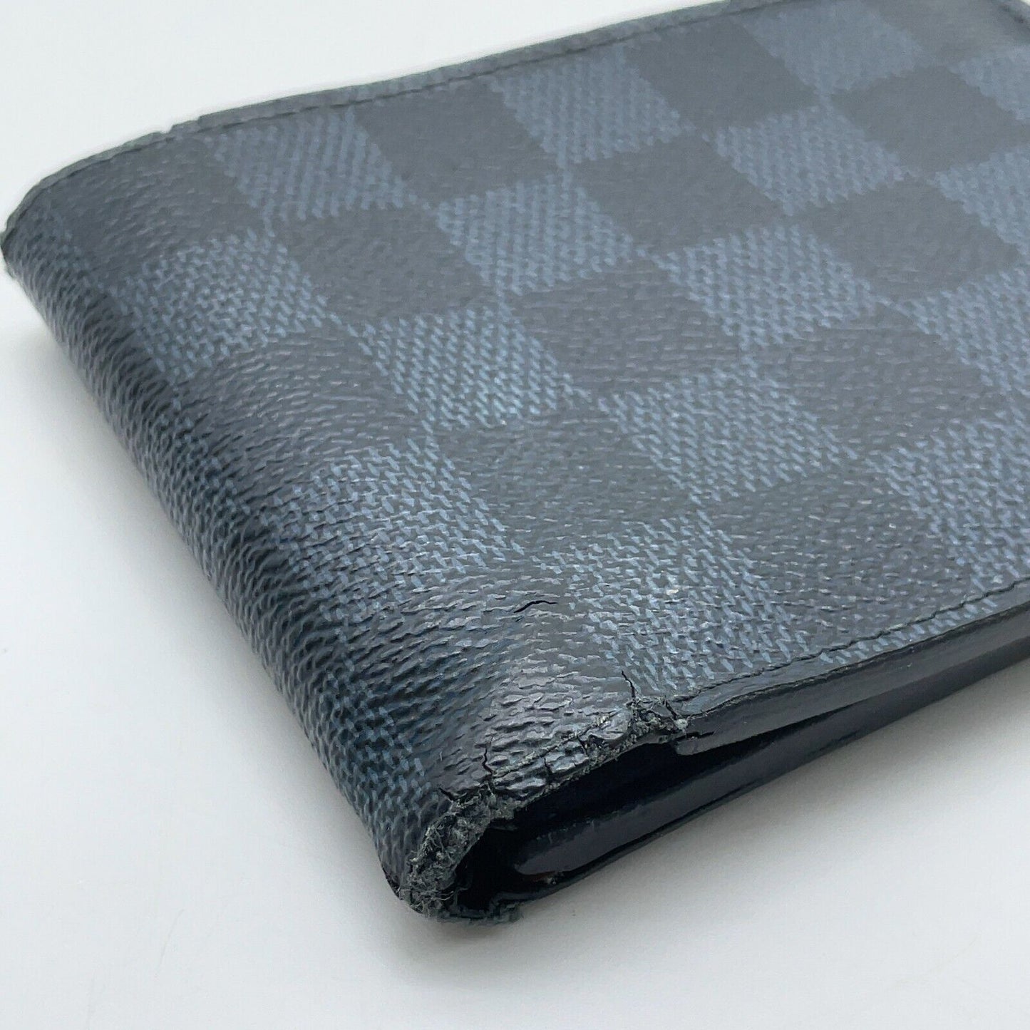 Original/Auth Louis Vuitton - Portefeuille Wallet - Klassisch - Damier Graphit