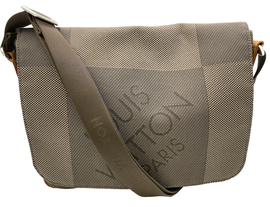Original/Auth Louis Vuitton - Messenger Bag Schultertasche - Klassisch - Damier Jean