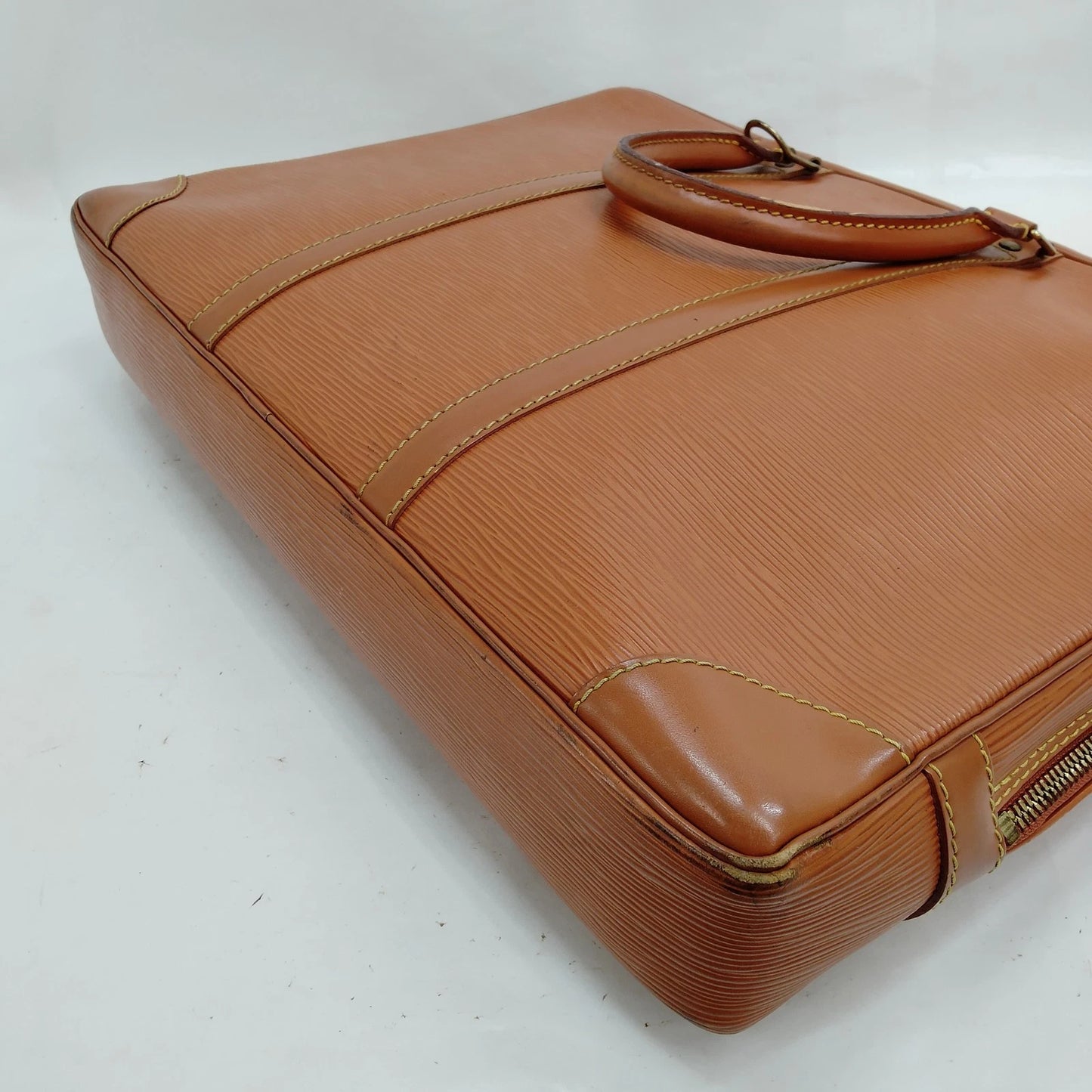 Original/Auth Louis Vuitton - Voyage Business Bag - Klassisch - Epi Braun