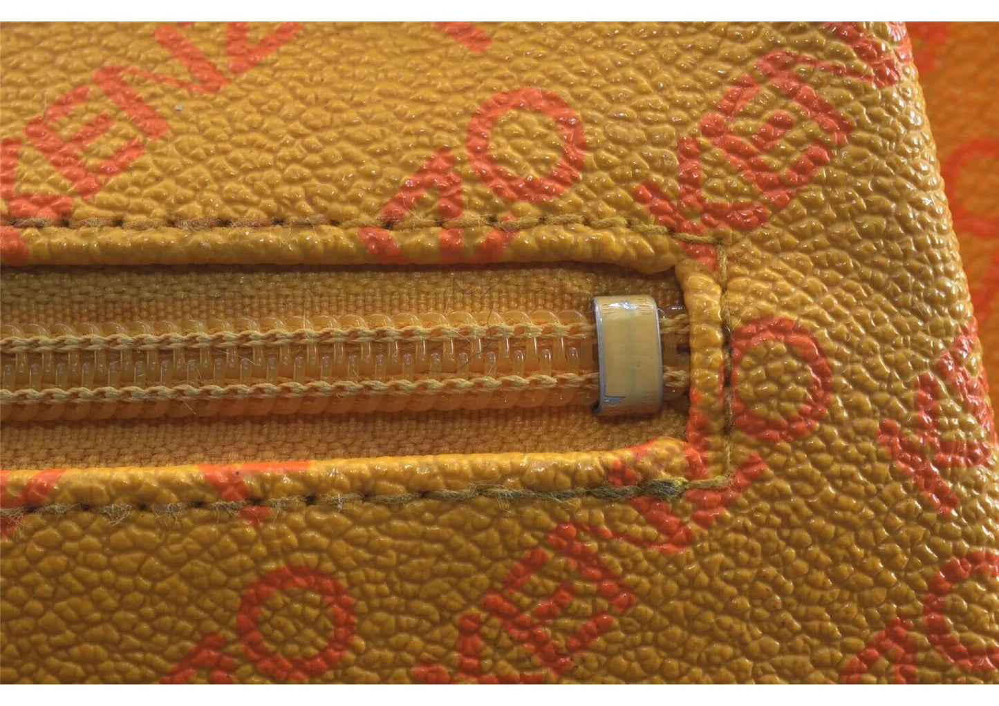 Original/Auth KENZO - Kordelzug Tasche Vintage - Klassisch - Logo Muster
