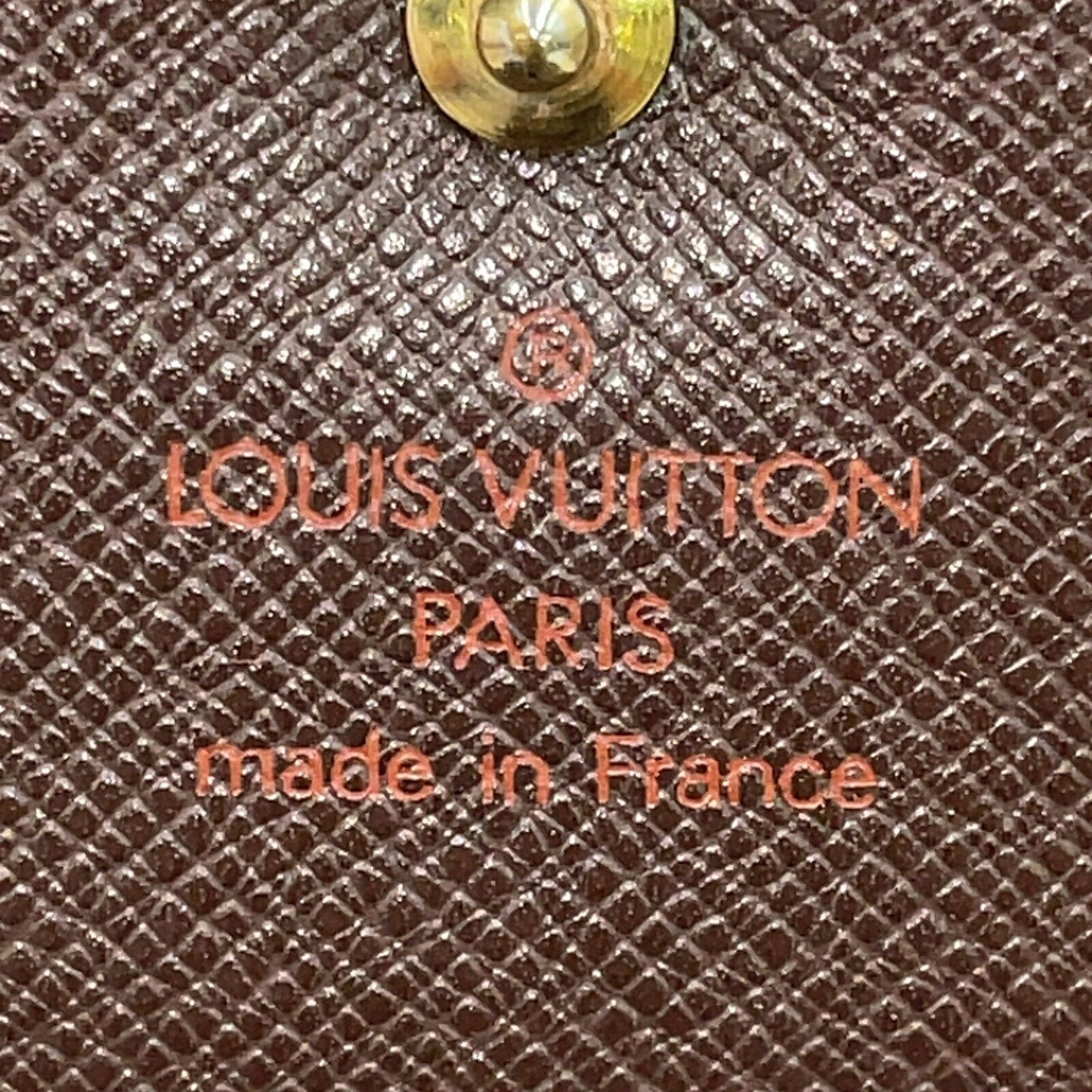 Original/Auth Louis Vuitton - Portefeuille Elise Wallet - Klassisch - Damier Ebene