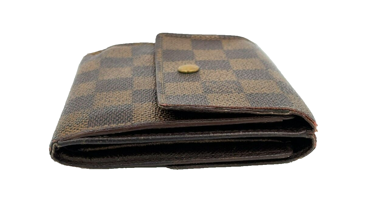 Original/Auth Louis Vuitton - Portefeuille Elise Wallet - Klassisch - Damier Ebene