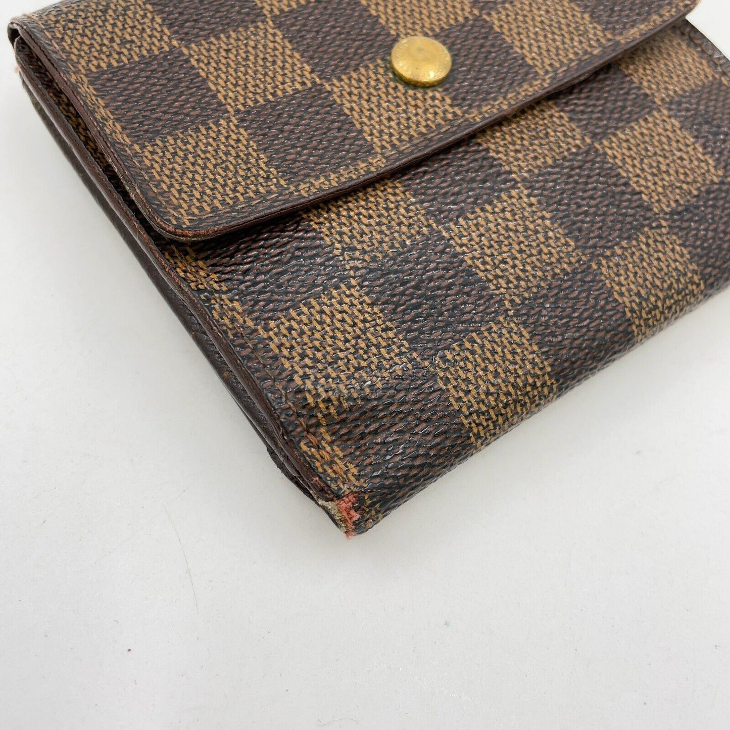 Original/Auth Louis Vuitton - Portefeuille Elise Wallet - Klassisch - Damier Ebene