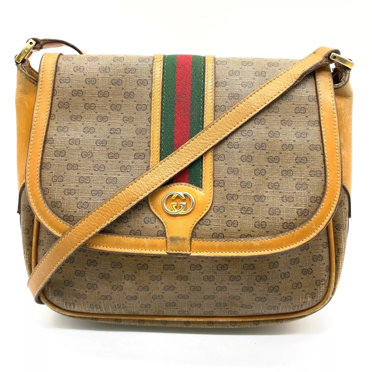 Original/Auth Gucci - Umhängetasche - Klassisch - GG Micro Canvas