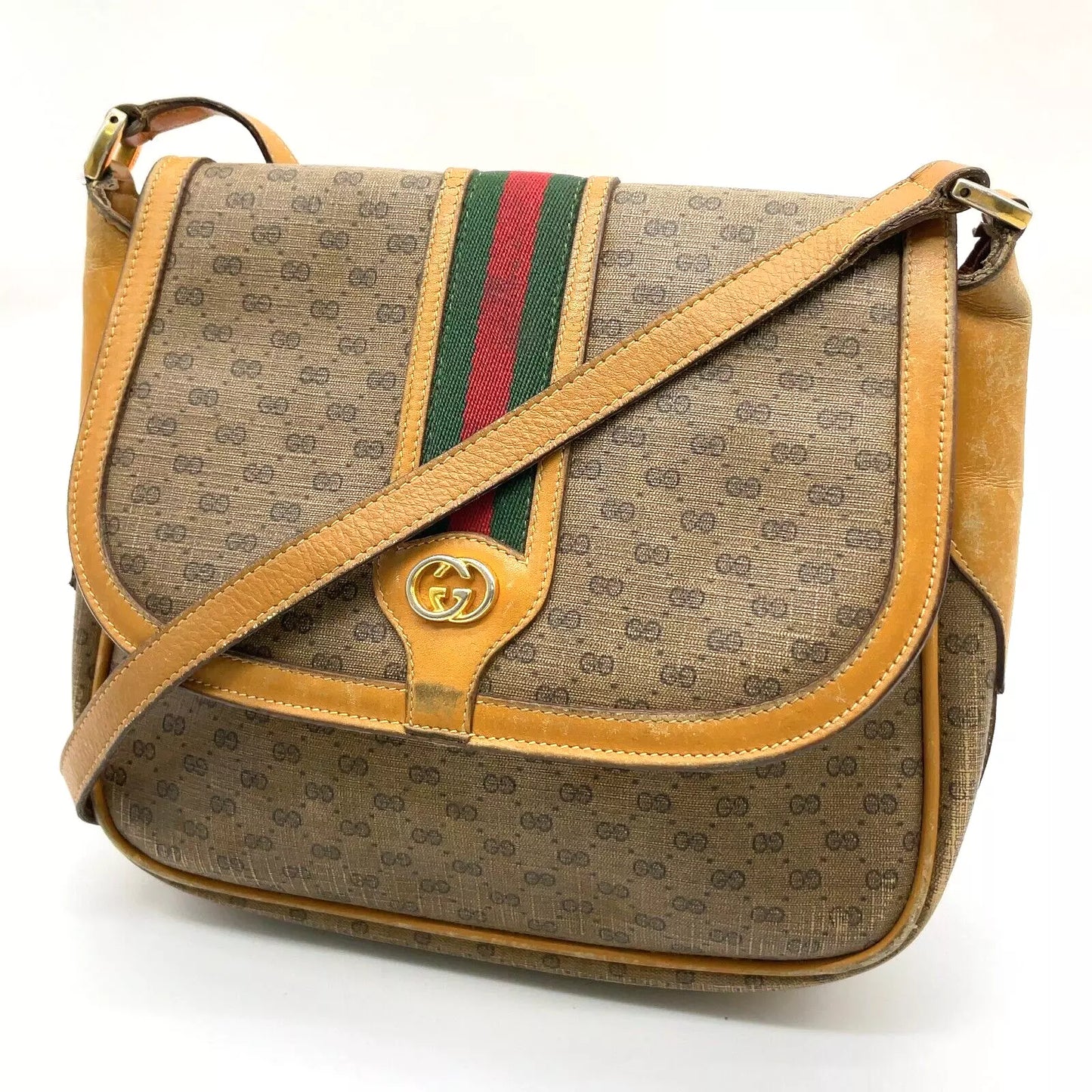 Original/Auth Gucci - Umhängetasche - Klassisch - GG Micro Canvas